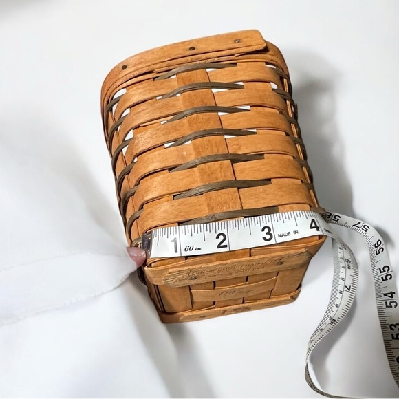 🌻VINTAGE Small Longaberger Wooden Woven Basket - Picture 10 of 13